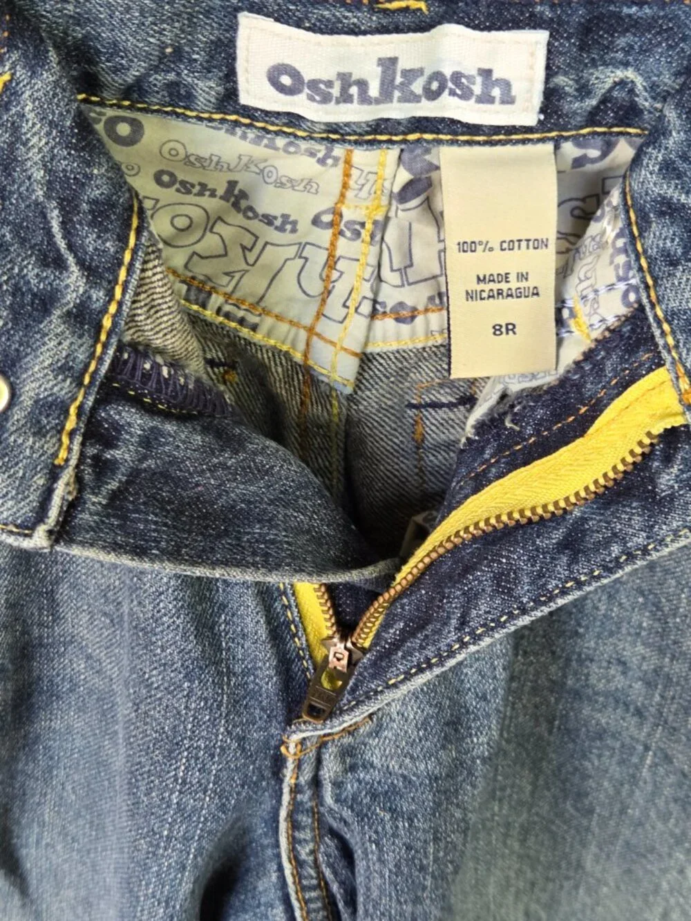 Vintage Boys OshKosh Jeans Size 8R - Pair #2 Like New